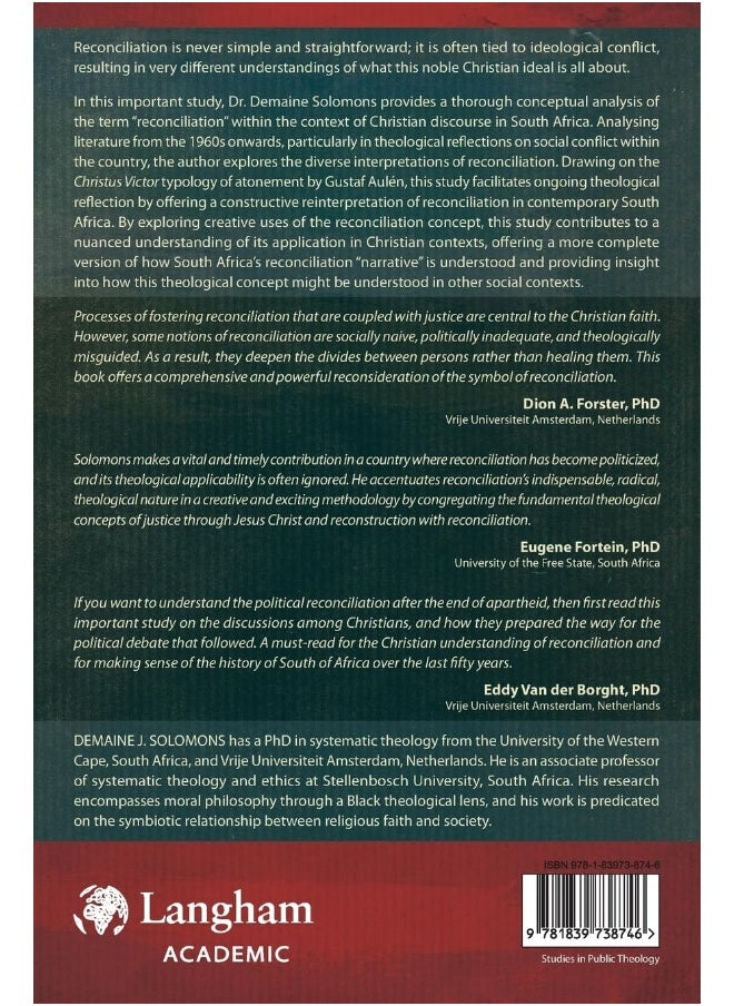 Reconciliation as a Controversial Symbol: An Analysis of a Theological Discourse in South Africa
