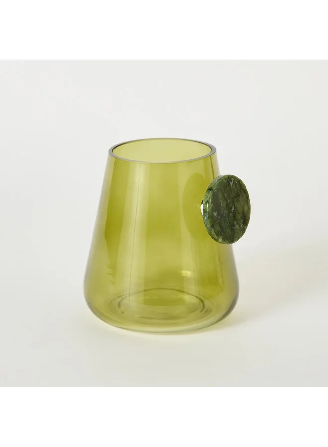 Home Box Auden Glass Mini Vase with Blob 13 x 13 x 12 cm