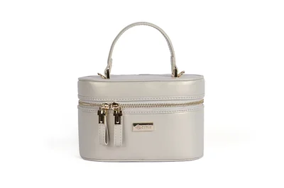 Cuple Rectangular shape faux leather handbag