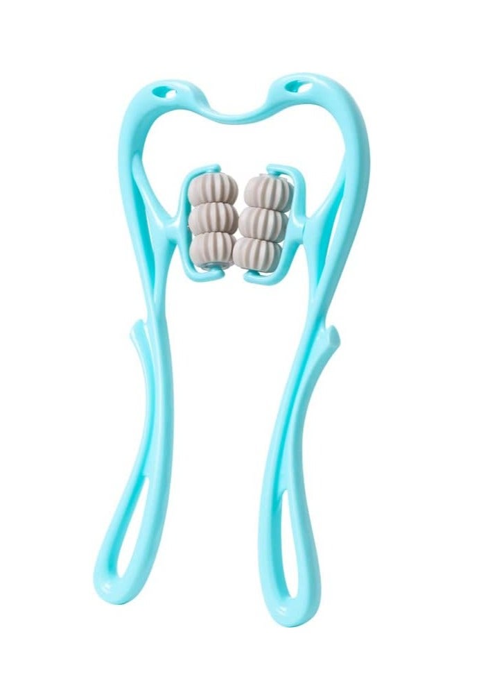 general Neck Massager Multifunctional Kneading Roller Ball Deep Massage Handheld Hand Roller Massager Tool - Gifts for Men and Women (6 Rounds) - Image 1