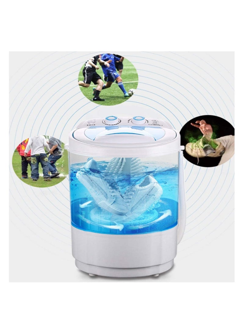 ELTRAZONE SHOES WASHING MACHINE PORTABLE 360° FAST CLEANING SHOES SANITIZER WITH 2 IN 1 CLOTHES CLEANING WITH ARTIFACT BRUSH FOR SHOES  - Image 2
