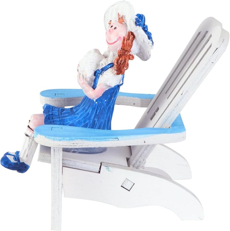 Assorted Color Wooden Chair Coastal Christmas Ornaments Home Decor Photographic Prop - Image 1