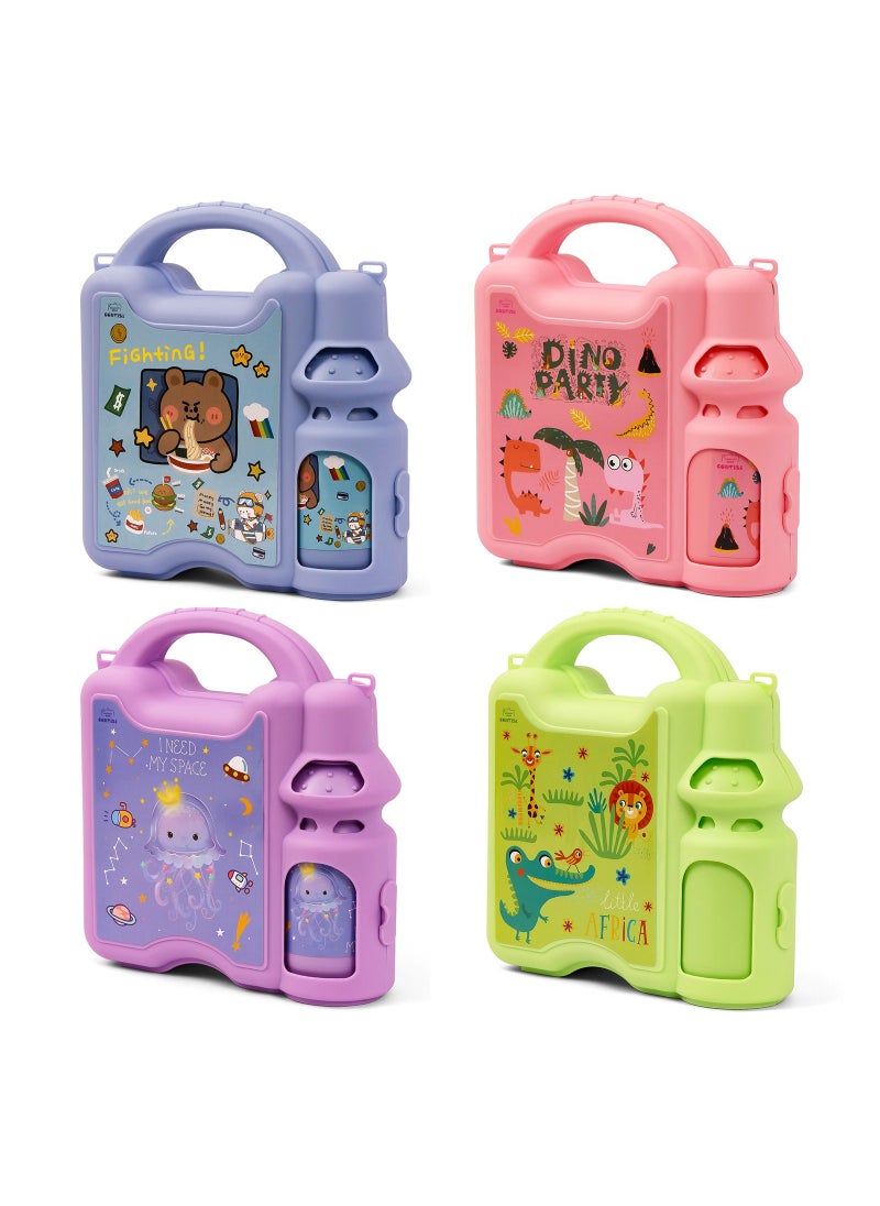 Eazy Kids - Eazy Kids Lunch Box wt Bottle - Blue - Image 1