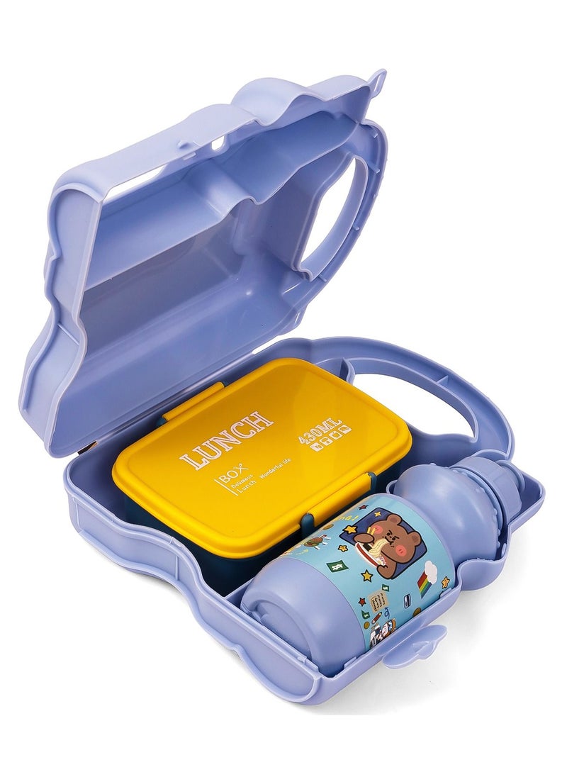 Eazy Kids Eazy Kids Lunch Box wt Bottle - Blue  - Image 3