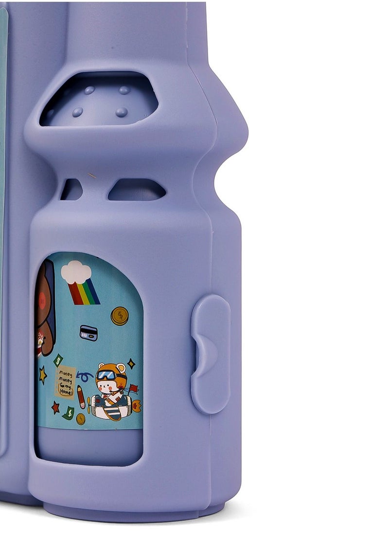 Eazy Kids - Eazy Kids Lunch Box wt Bottle - Blue - Image 1