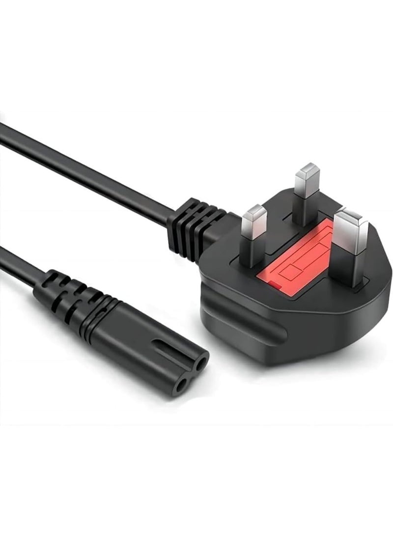 Haing Power Cable for laptop adapter / charger 2 pin UK flat / Pro-Elec 1.5 m - Image 1