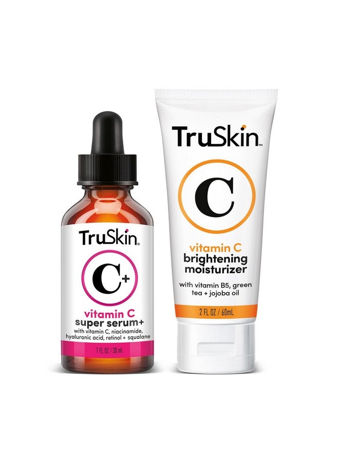 تروسكن TruSkin Super C Duo مع سيروم C Plus Super Serum بحجم 1 أونصة سائلة ومرطب فيتامين C بحجم 2 أونصة سائلة - Image 1