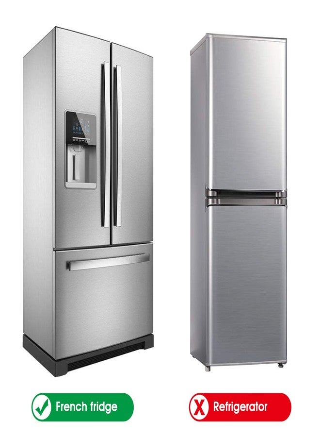 EUDEMON Baby Safety French Fridge Door Lock Freezer Refrigerator Lock Cabinet Cupboard Lock for Childproof & Pet Proofing Easy to Install no Tools Need or Drill (1 Pack,White) - Image 4