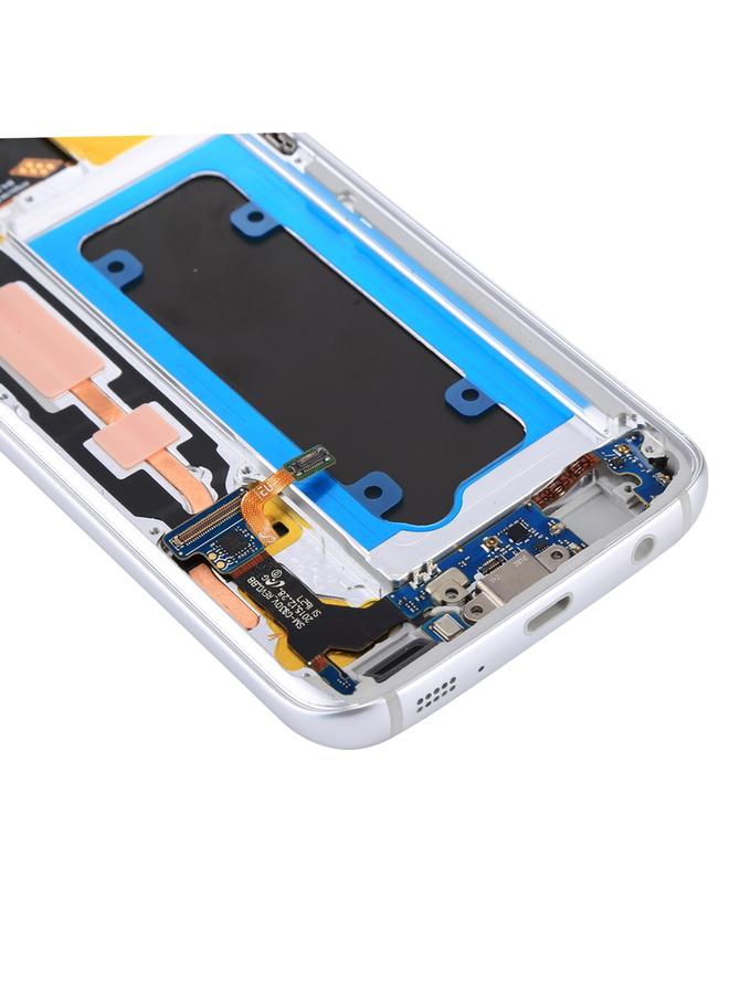 Replacement OLED LCD Screen for Galaxy S7 / G930V Digitizer Full Assembly with Frame White - Image 4