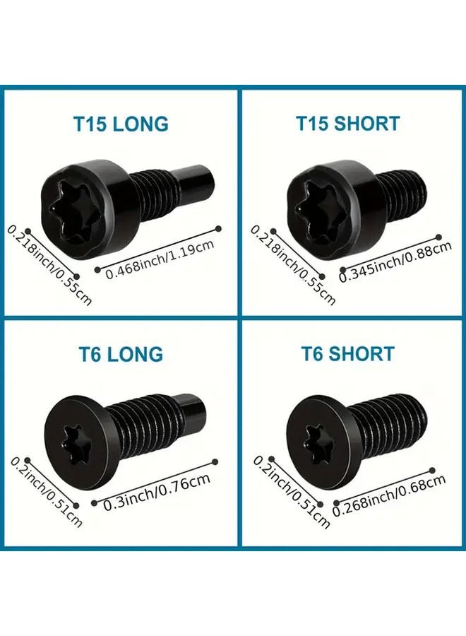 40pcs Black Doorbell Screw Bolts Replacement Set Compatible With Security Cameras And Video Doorbells - Image 3