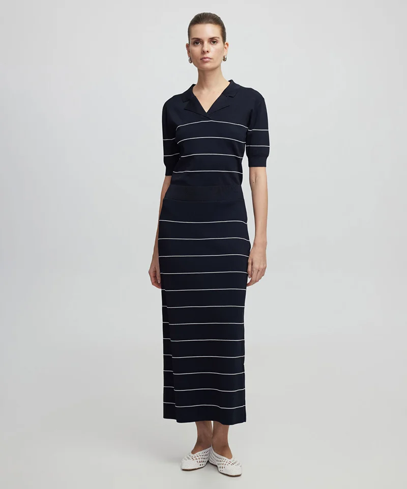 ابيكول Striped Knit Skirt
