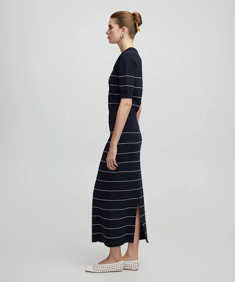 ابيكول Striped Knit Skirt
