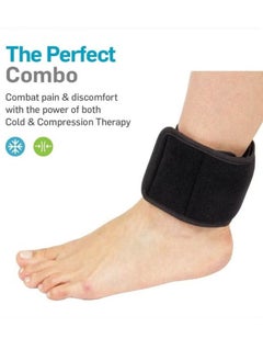 ZVEV 2 PCS Hot and Cold Therapy Wrap, Reusable Gel Ice Pack with Compress Band for Pain Relief, Sports Injuries (Foot, Ankle, Wrist, Elbow, Hand)  - Image 2