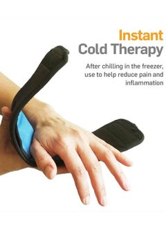 ZVEV 2 PCS Hot and Cold Therapy Wrap, Reusable Gel Ice Pack with Compress Band for Pain Relief, Sports Injuries (Foot, Ankle, Wrist, Elbow, Hand)  - Image 4