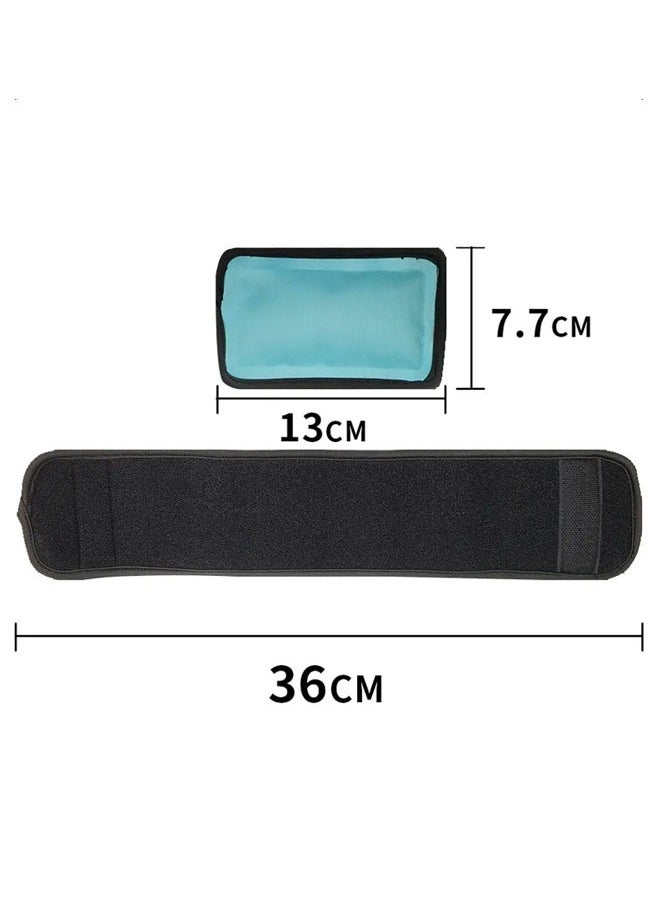 ZVEV 2 PCS Hot and Cold Therapy Wrap, Reusable Gel Ice Pack with Compress Band for Pain Relief, Sports Injuries (Foot, Ankle, Wrist, Elbow, Hand)  - Image 5