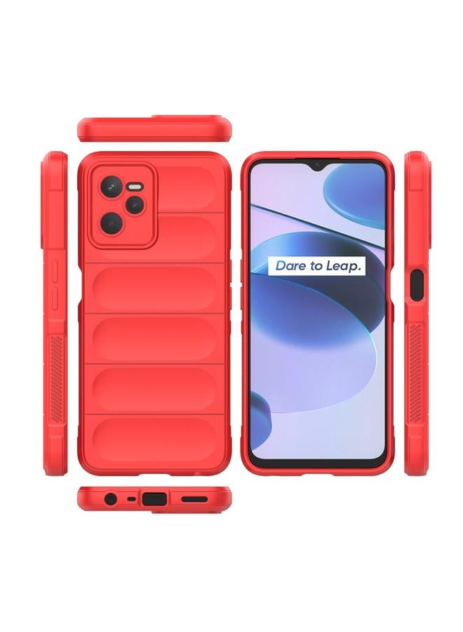 S-TOP Case For OPPO Realme C35 Magic Shield TPU + Flannel Phone Case - Image 2