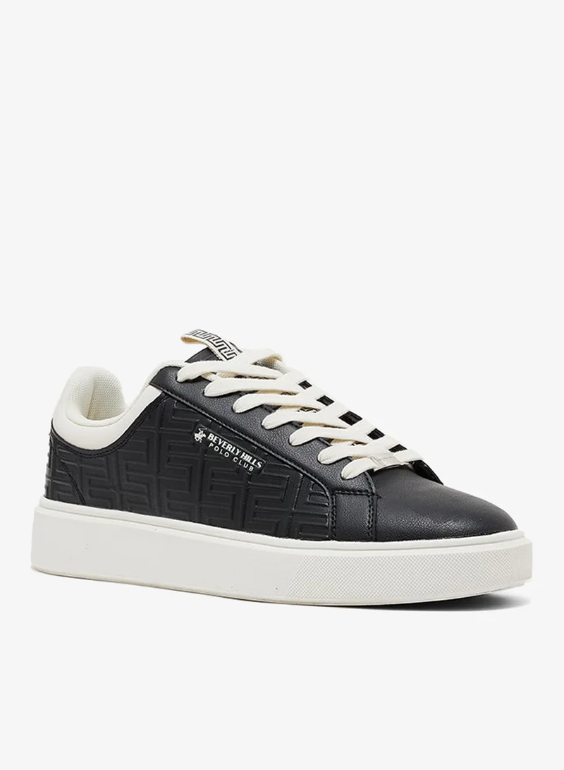 Logo Detail Lace Up Sneakers