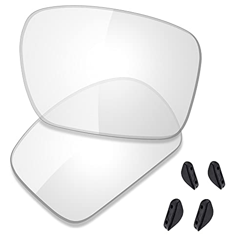 SAUCER Premium Replacement Lenses & Rubber Kits for Oakley Triggerman OO9266 Sunglasses High Defense - HD Clear - Image 1