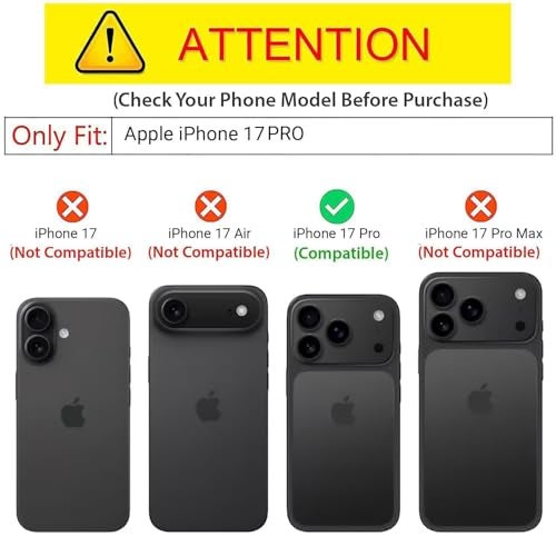 Kapa Noble Slim Magnetic Leather Flip Case Cover for Apple iPhone 17 Pro | Card Holder Stand Flip Wallet Case (Blue) - Image 2