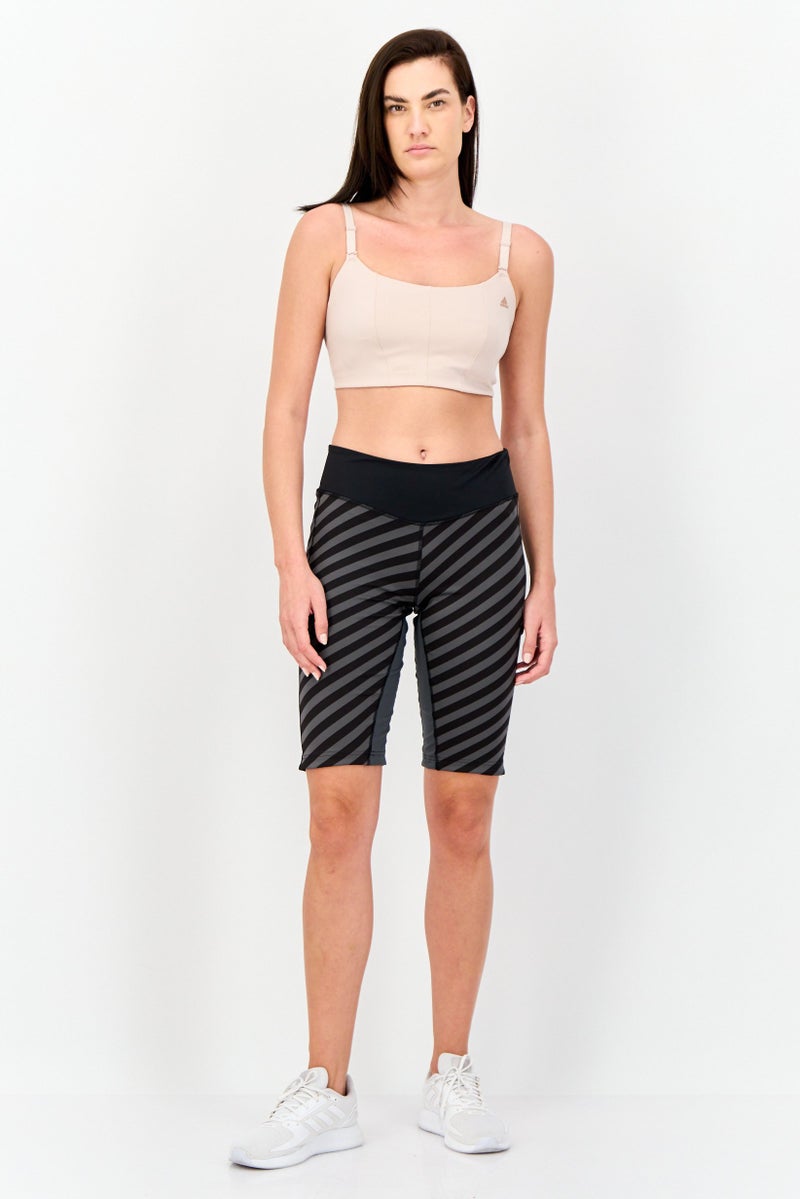 Adidas Women Sportswear Fit Tennis Shorts, Black  - Image 2