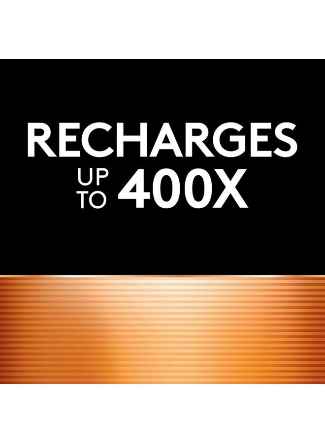Duracell Ion Speed 4000 Battery Charger for AA and AAA batteries, Includes 2 Pre-Charged AA and 2 AAA Rechargeable Batteries, for Household and Business Devices - Image 3