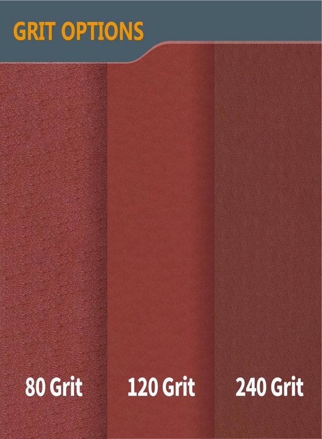 باورتيك أكمام صنفرة باورتيك ١١٢٤٠، مقاس ٤.٥ بوصة، لماكينة صنفرة المغزل، متوفرة بستة مقاسات بحبيبات متنوعة (٨٠، ١٢٠، ٢٤٠) | تشكيلة أكمام صنفرة من ورق صنفرة أكسيد الألومنيوم بأقطار ١/٢، ٣/٤، ١، ١-١/٢، ٢، و٣ - عبوة من ١٨ قطعة - Image 4