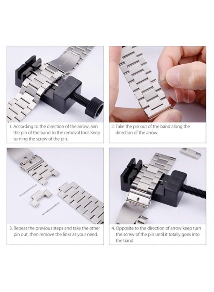 Bracelets for Redmi Watch 5 Active/Watch 5 Lite Strap, Stainless Steel Strap for Redmi Watch 5 Active/Watch 5 Lite Replacement Wristbands Business Strap for Redmi Watch 5 Active/Watch 5 Lite silver - Image 2