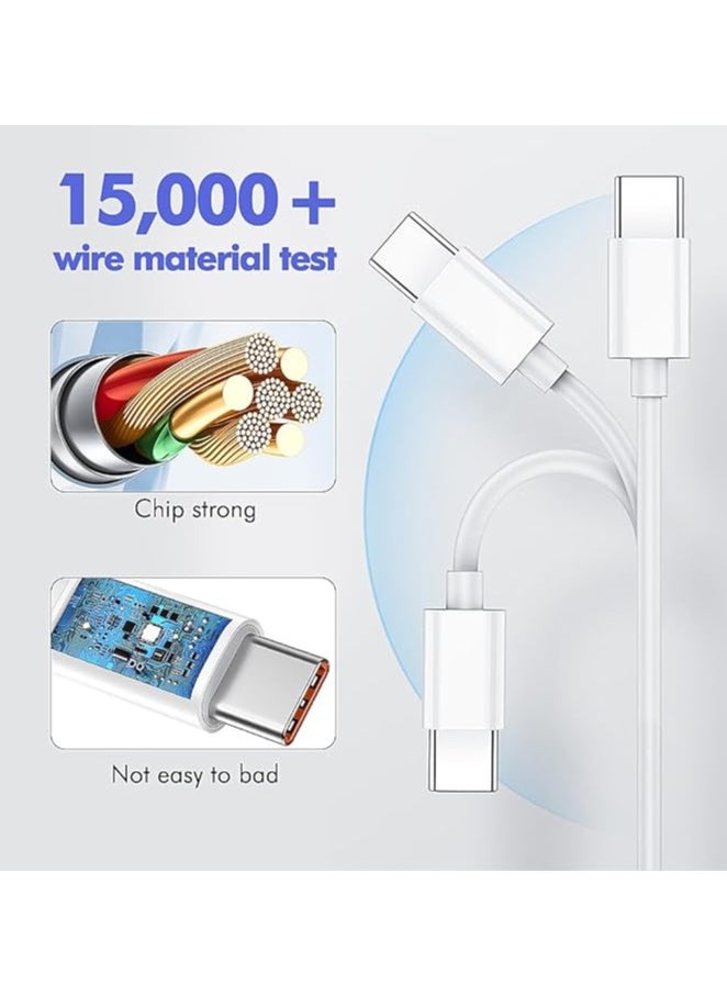 Charger for iPhone 16/15 Pro Max charger 20 W with 1M iPhone Fast Charging cable, type C to C, Works with iPhone 16Pro Max/16 Plus/16Pro /16/15 Pro Max/ 15 Pro/15 Plus/ 15, compatible with all USB C phones/tags