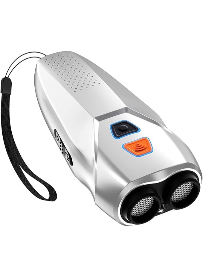 Dog Barking Control Devices Dual Sensor Anti Barking Device with Training/Deterrent Modes Dog Whistle to Stop Barking Ultrasonic Dog Barking Deterrent with LED Flashlight 25 FT Range Rechargeable - Image 1