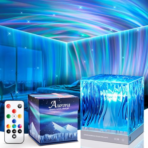 PIKOY Christmas Gifts for Teens Northern Lights Projector,18 Color Gifts for Teen Boys Gifts for Teenage Girls,Remote Galaxy Projector for Bedroom Night Light for Kids Galaxy Light,Cute Room Decor Aesthetic - Image 1