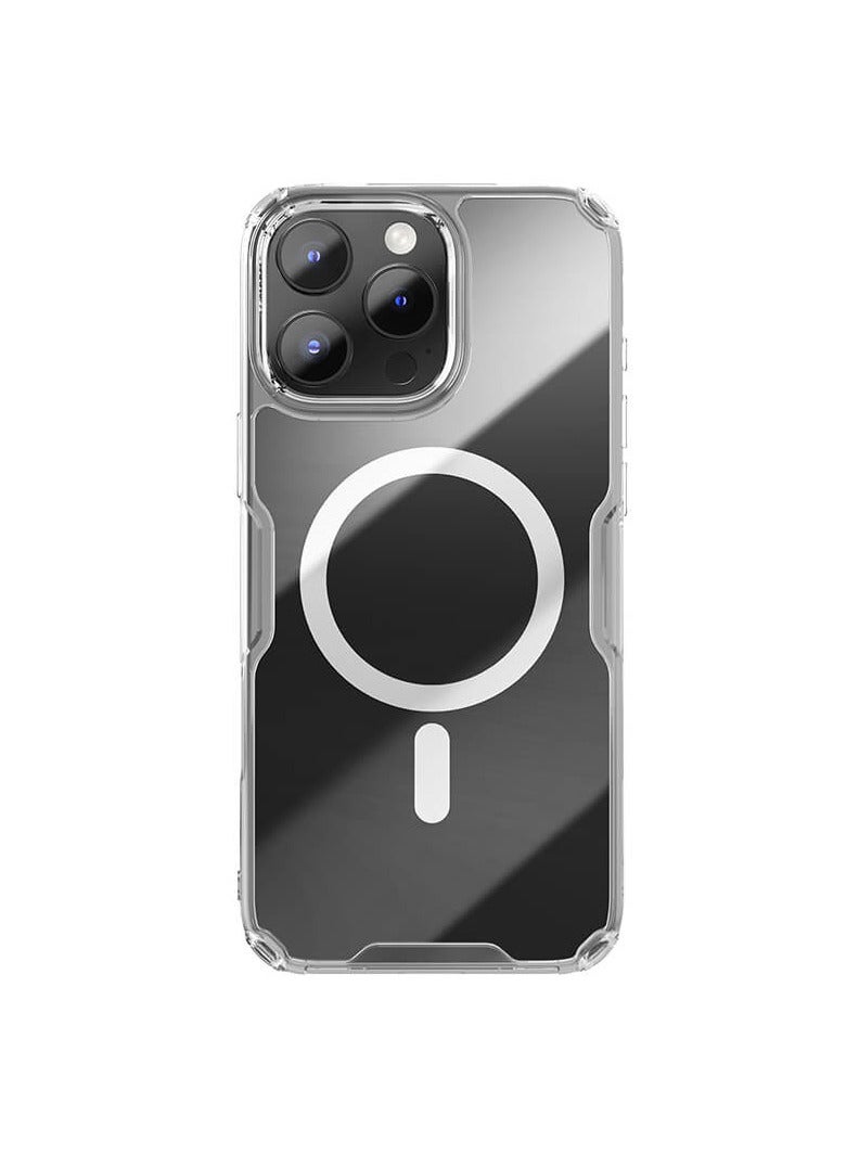 Nillkin Nature Series tpu cover Compatible with MagSafe for iphone 16 Pro - Clear - Image 3