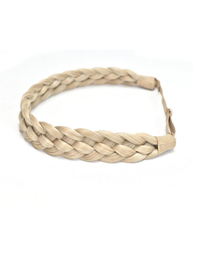 TOECWEGR 5 Strands Synthetic Hair Braided Headband Hairpiece Classic Chunky Wide Plaited Braids Elasticmulti Color Headband Ladies Beauty Hair Accessories … - Image 2