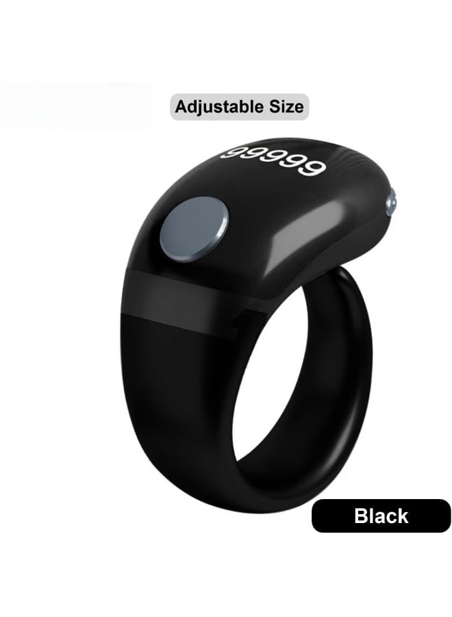 Lightweight Tasbih Smart Ring Tasbeeh Counters Prayer Electronic Rosary Forgiveness Ring Smart Watch Eid Al-Fitr Eid Al-Adha Ramadan Gift For Men Women Iqibla Zikr Rin - Image 2