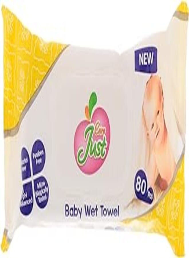 Just Baby Wipes - 80 Pcs