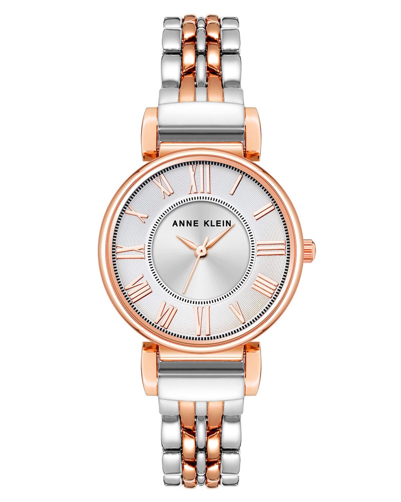 Anne Klein Women's Bracelet Watch, Silver/Rose Gold - Image 1
