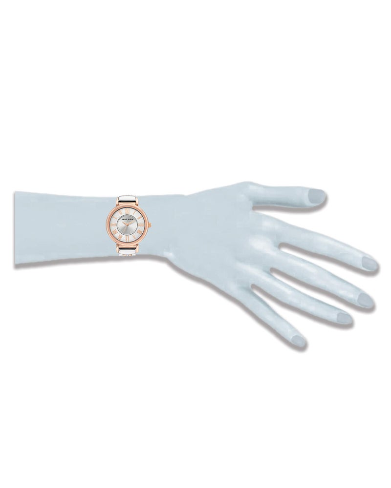 Anne Klein Women's Bracelet Watch, Silver/Rose Gold - Image 2