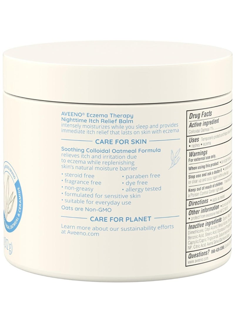 Aveeno Eczema Therapy Night Time Itch Relief Balm 312g. - Image 2