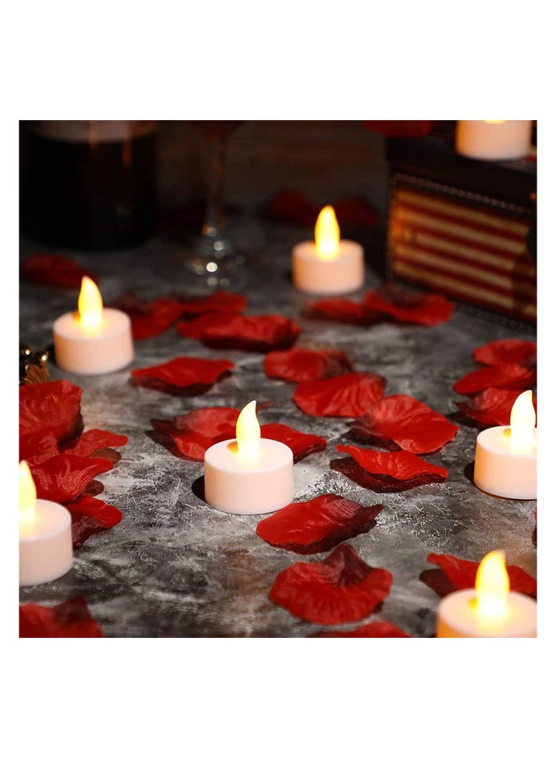 Cuisine Art Realistic Bright Flameless LED Tea Light Candles, Battery Powered, Unscented Tealights, Safe for Home Decor and Events, Pack of 24  - Image 4
