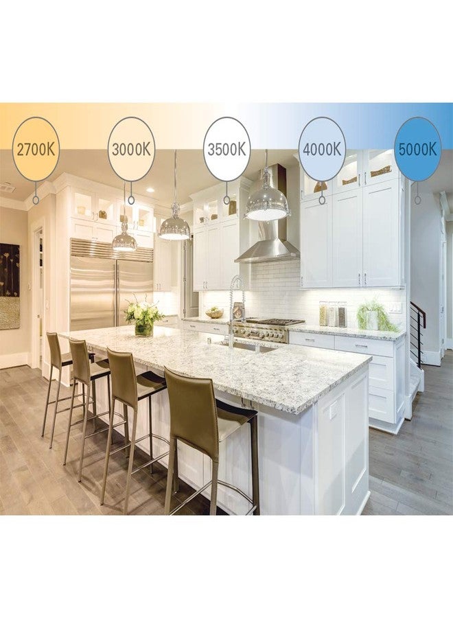 هالو إطار إضاءة سقفية مدمج بتقنية LED بيضاء من HALO RL مقاس 4 بوصات مع درجة حرارة لون قابلة للتحديد (2700 كلفن - 5000 كلفن)، وسطوع إضافي (915 لومن). - Image 2