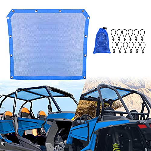Sresk Pro XP UTV Soft Top Sunshade Mesh Net for Polaris RZR Pro XP / 4 2020 2021 2022 2023 2024 (Blue) - Image 1