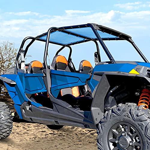 Sresk Pro XP UTV Soft Top Sunshade Mesh Net for Polaris RZR Pro XP / 4 2020 2021 2022 2023 2024 (Blue) - Image 3