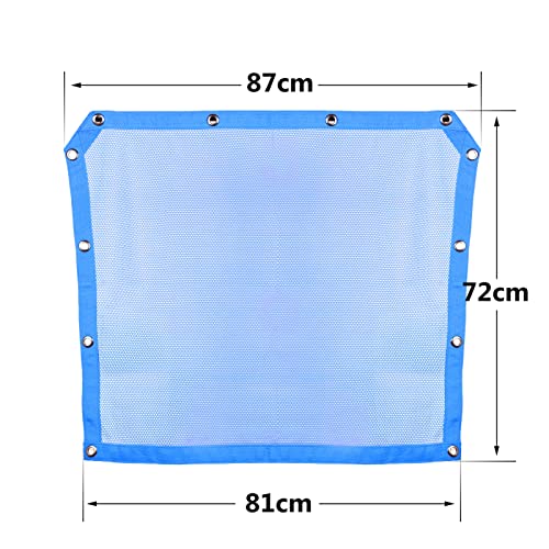 Sresk Pro XP UTV Soft Top Sunshade Mesh Net for Polaris RZR Pro XP / 4 2020 2021 2022 2023 2024 (Blue) - Image 2