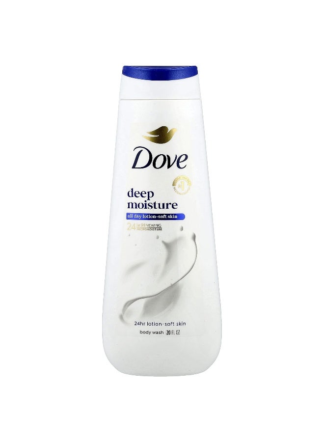 Dove, Deep Moisture Body Wash, 20 fl oz - Image 1