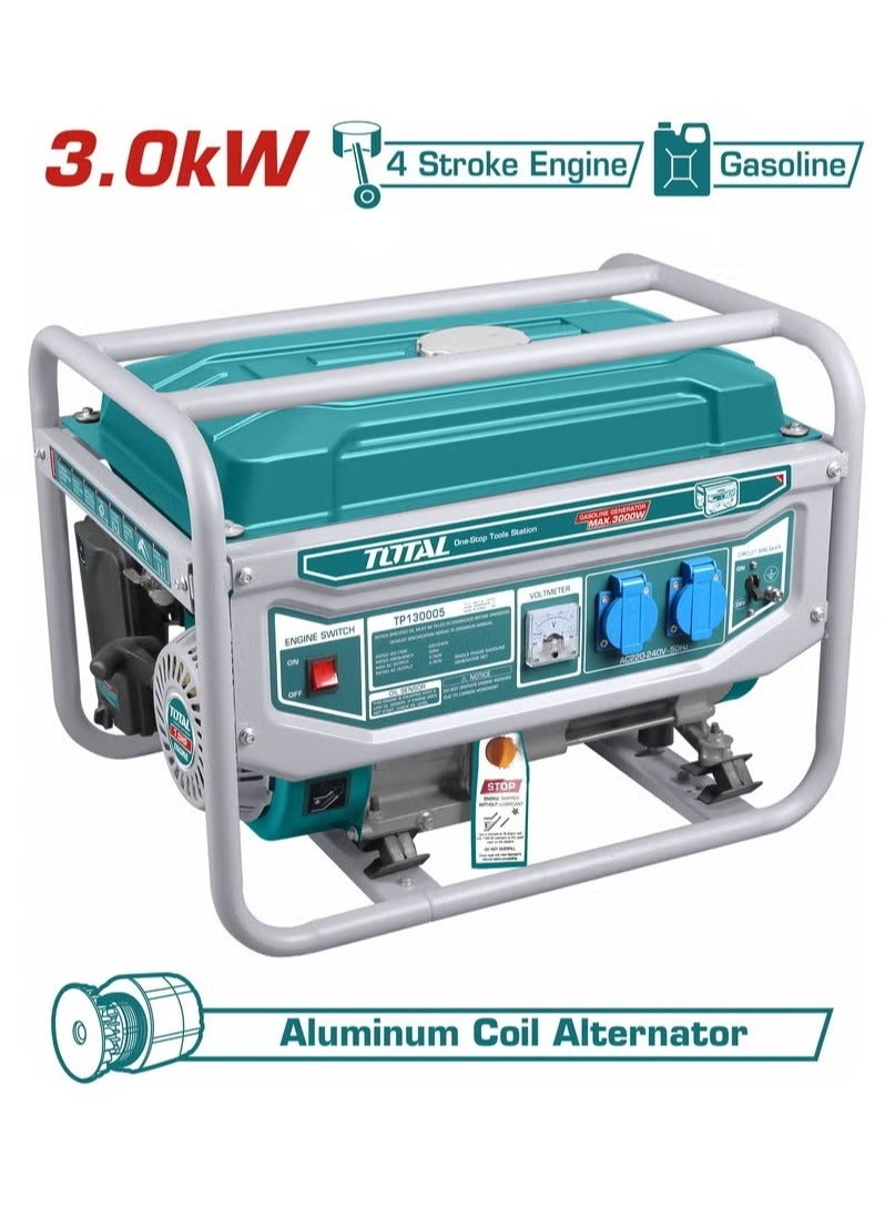 توتال مولد كهرباء 3كيلو 8.2 كيلو - TP130005 - Total - Image 4