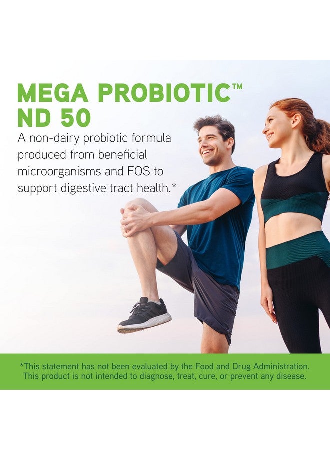 DaVinci Labs Mega Probiotic ND 50 - Non-Dairy Probiotic Supplement with Prebiotic Fiber - Digestive & Immune Health Support* - Gut Support with Beneficial Bacteria* - 60 Vegetarian Capsules - Image 3
