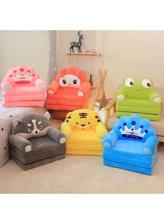 Foldable Toddler Chair Lounger for Kids from 1 to 3+ years old, Removable and Washable Lazy Sleeping Sofa for Kids Baby Sofa Bed Foldable Chair Cat