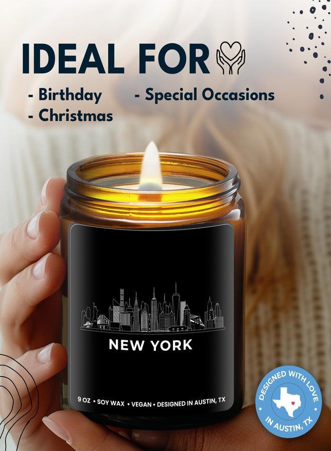 Rosa Vila New York City Candle, House Warming Gifts for New Yorkers, Unique NYC Souvenirs & Gifts Ideas for Men and Women, Ideal NY City Themed Presents for Friends, Birthday, Christmas, Moving Away, Gift-Ready - Image 3