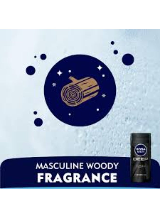Nivea Men Shower Gel Active Clean Stimulating+Active Charcoal 250ml - Image 2