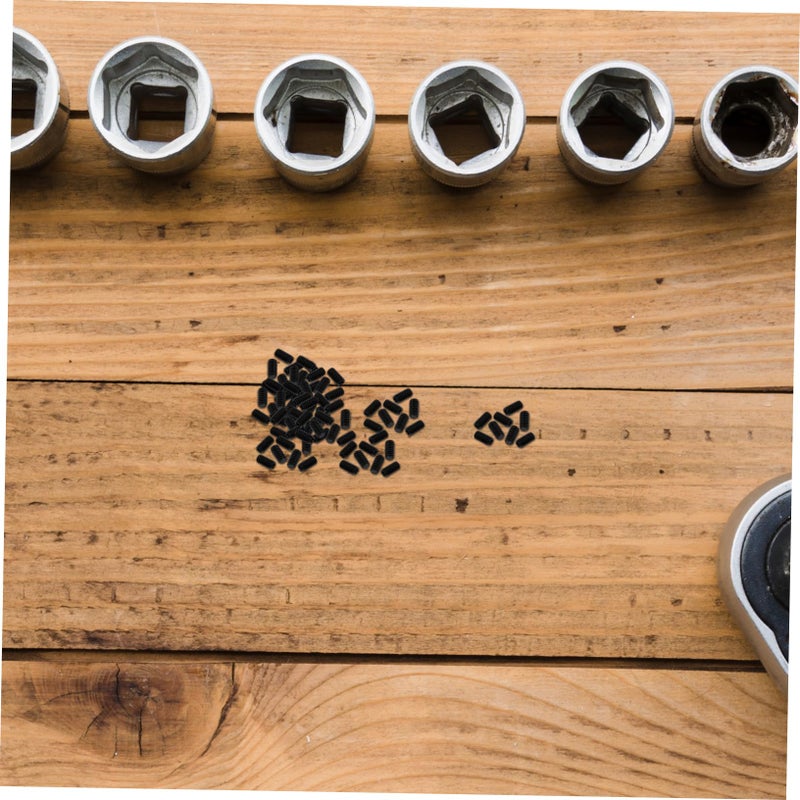 50pcs Black Grub Screw Set Internal Hex Drive Carbon Steel for Door Handles and Light Fixtures - Image 5