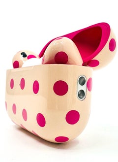 Craft CRAFT by MERLIN PAINTED APPLE AIRPOD PRO GEN 2 TYPE C COMBO PINK POLKA  - Image 5